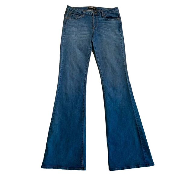 JUST USA Black Label Women’s Vintage Mid Rise Dark Wash Tall Jeans Size 9/29 - Picture 2 of 9